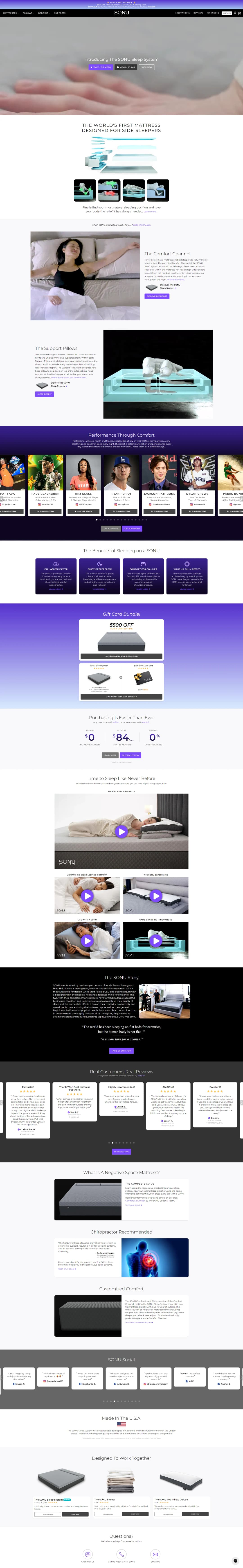 The SONU Sleep System